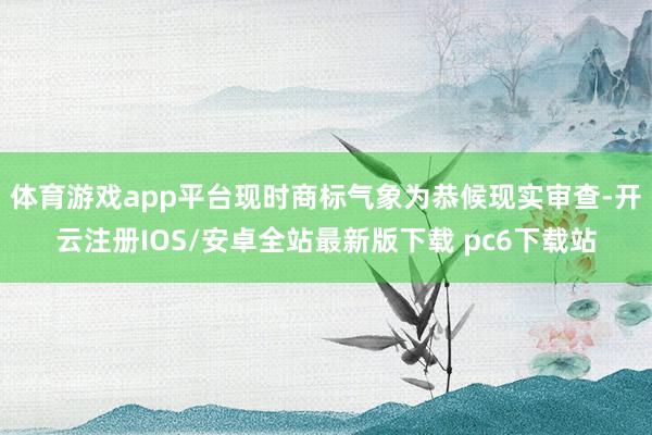 体育游戏app平台现时商标气象为恭候现实审查-开云注册IOS/安卓全站最新版下载 pc6下载站