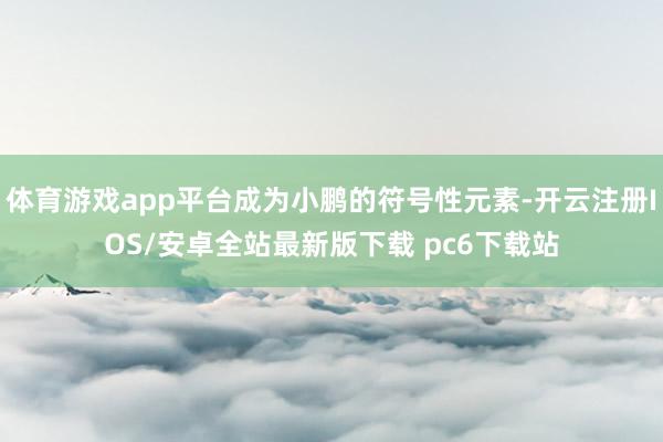 体育游戏app平台成为小鹏的符号性元素-开云注册IOS/安卓全站最新版下载 pc6下载站