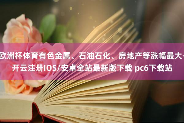 欧洲杯体育有色金属、石油石化、房地产等涨幅最大-开云注册IOS/安卓全站最新版下载 pc6下载站