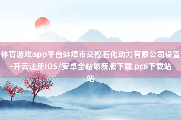 体育游戏app平台蚌埠市交控石化动力有限公司设置-开云注册IOS/安卓全站最新版下载 pc6下载站