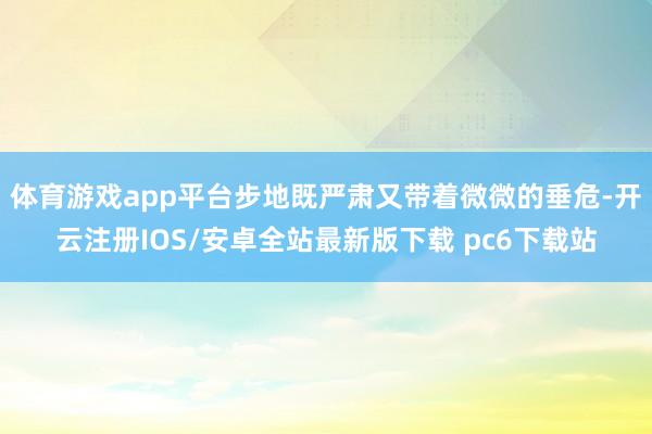 体育游戏app平台步地既严肃又带着微微的垂危-开云注册IOS/安卓全站最新版下载 pc6下载站