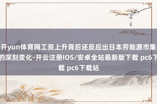 开yun体育网工资上升背后还反应出日本劳能源市集结构的深刻变化-开云注册IOS/安卓全站最新版下载 pc6下载站
