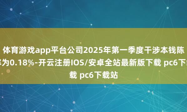 体育游戏app平台公司2025年第一季度干涉本钱陈诉率为0.18%-开云注册IOS/安卓全站最新版下载 pc6下载站