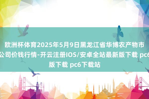 欧洲杯体育2025年5月9日黑龙江省华博农产物市集有限公司价钱行情-开云注册IOS/安卓全站最新版下载 pc6下载站