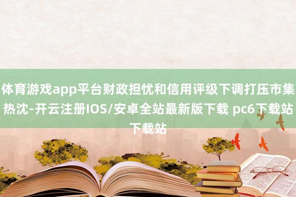 体育游戏app平台财政担忧和信用评级下调打压市集热沈-开云注册IOS/安卓全站最新版下载 pc6下载站