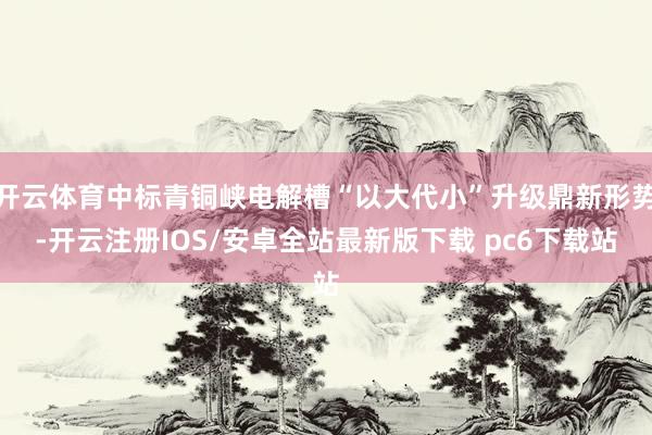 开云体育中标青铜峡电解槽“以大代小”升级鼎新形势-开云注册IOS/安卓全站最新版下载 pc6下载站