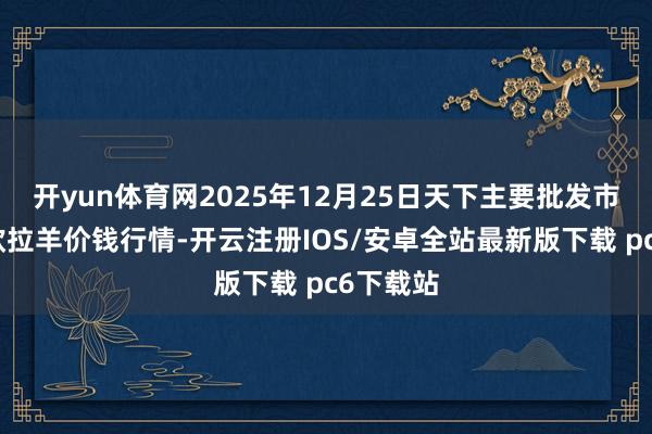 开yun体育网2025年12月25日天下主要批发市集苏呼欧拉羊价钱行情-开云注册IOS/安卓全站最新版下载 pc6下载站